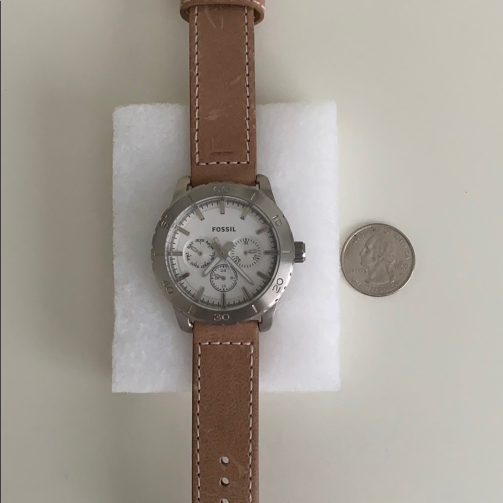 SOLD NWOT Fossil Stainless Steel Chronograph Watch - Picture 9 of 9